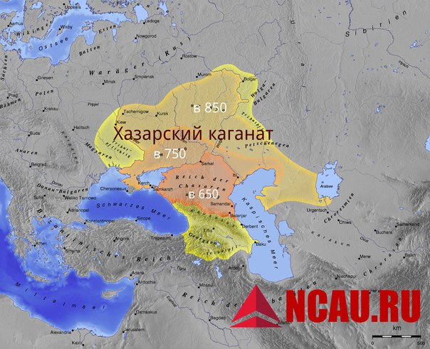 Хазарский каганат на северном Кавказе